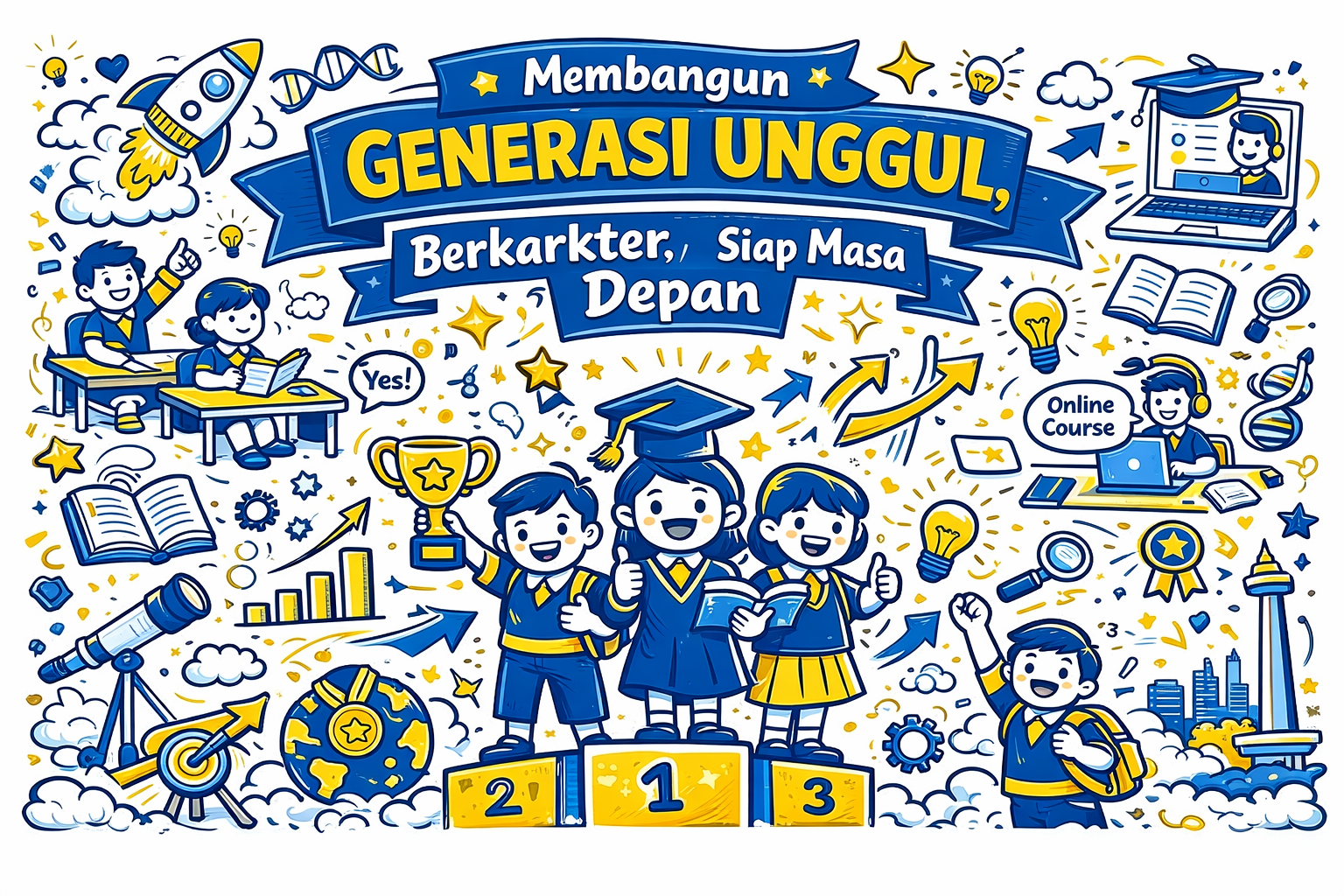 Membangun Generasi Unggul, Berkarakter, dan Siap Masa Depan